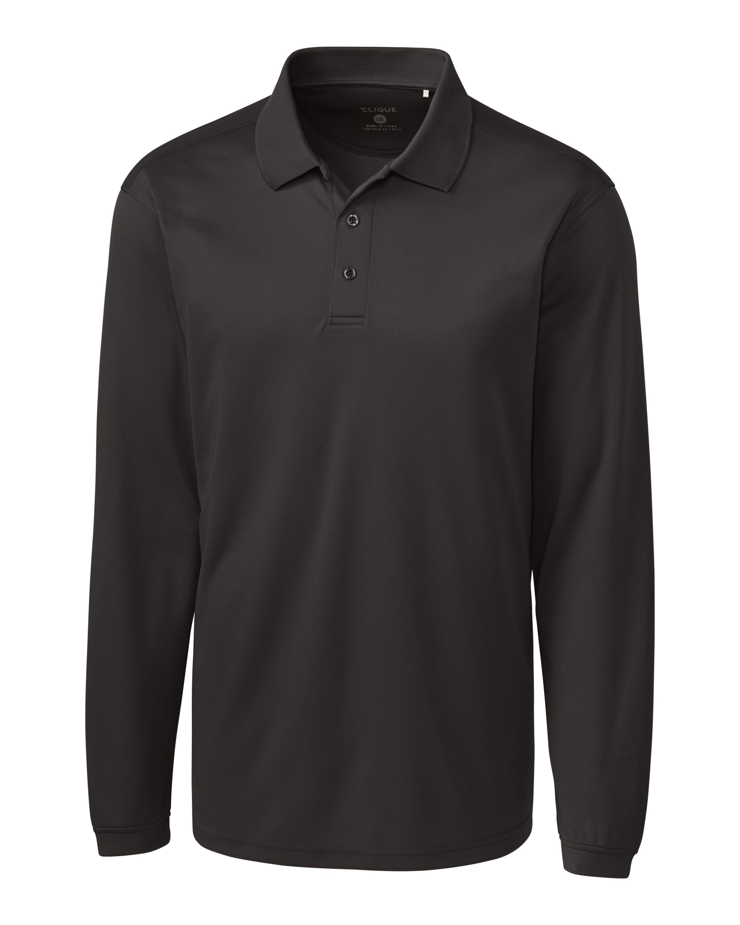 Clique Ice Pique Tech Mens Long Sleeve Polo 20