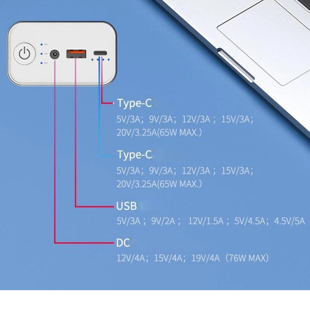 High Quality 30,000mAh PD 65W Power Bank for Laptop 1