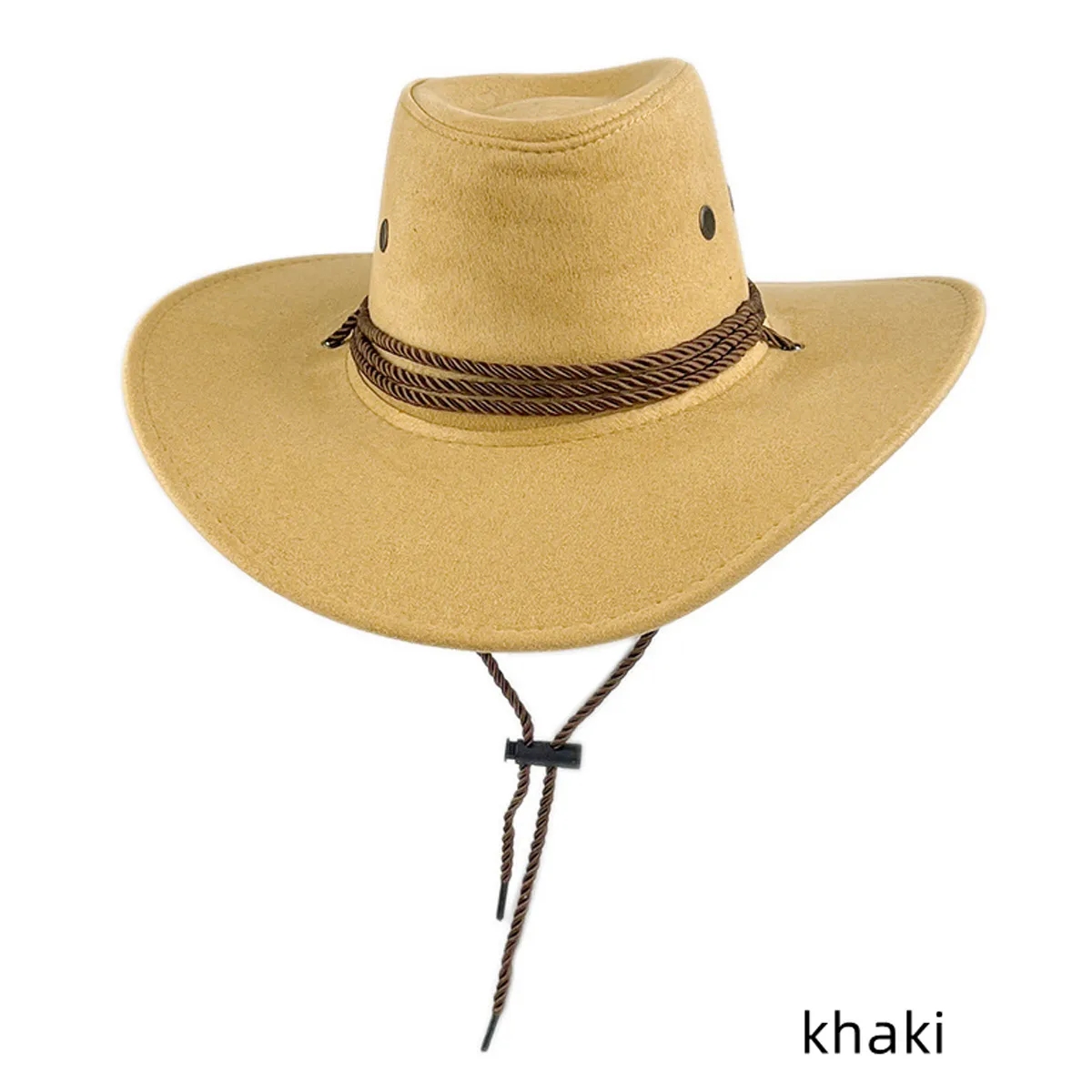 Fashion National Retro Drawstring Jazz Western cowboy hat 12