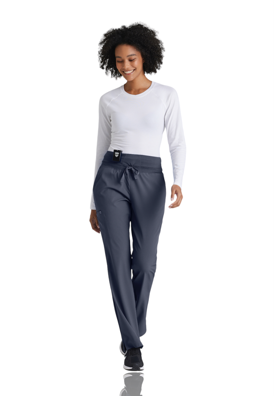 Barco One - Women's Five-Pocket Fit & Flare Stride Scrub Pant 6