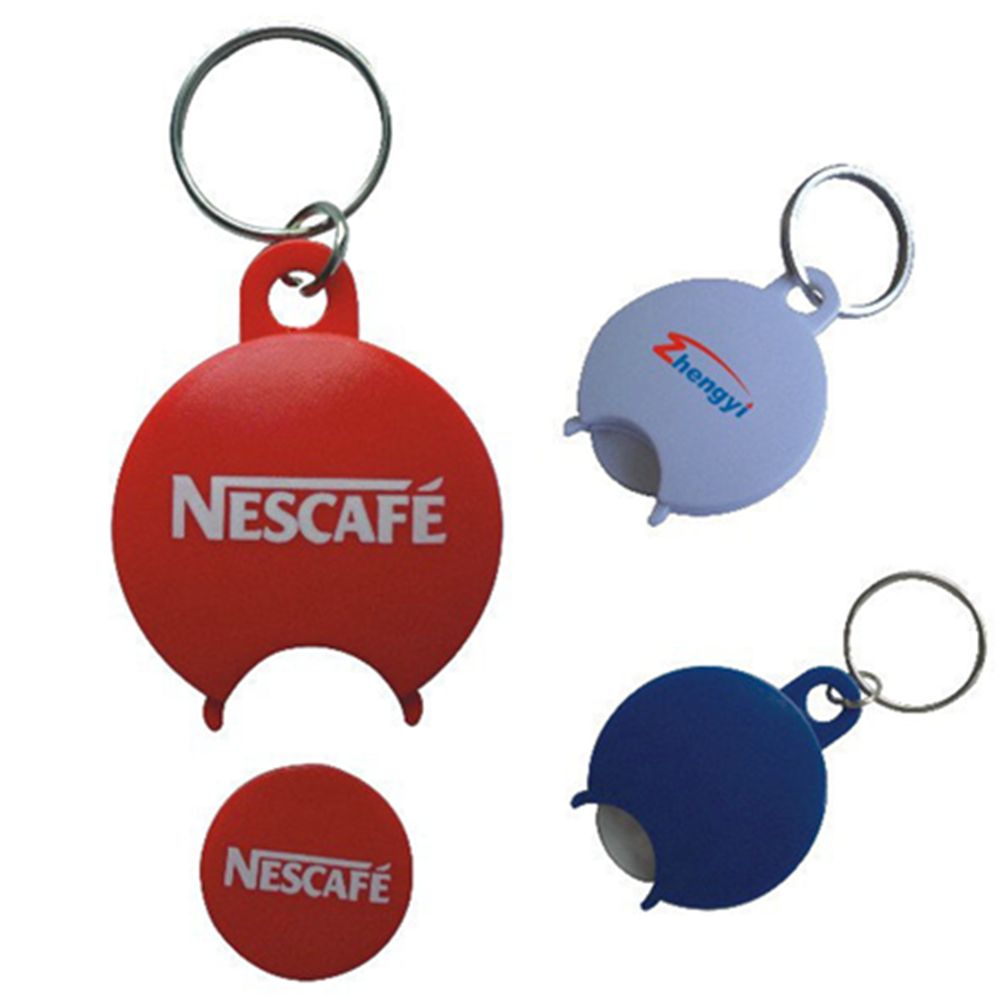 Rounder Shape Coin Holder Key Chain 1
