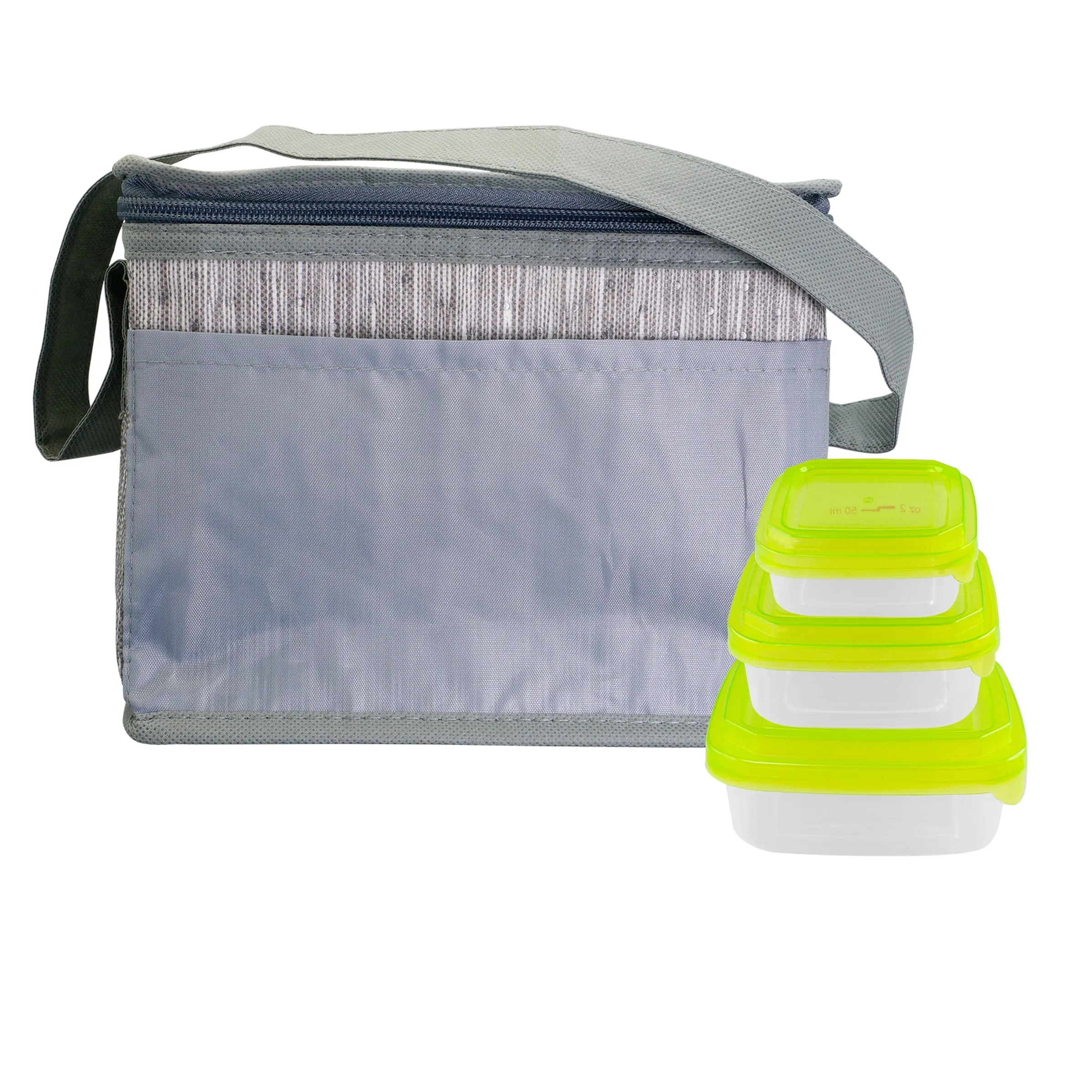 Gray Graph Portion Control Lunch Set 11