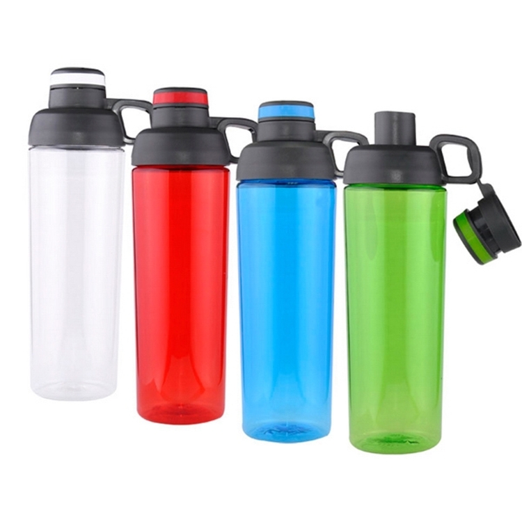 30 oz Clear Color Water Bottle With Dual Openings 2