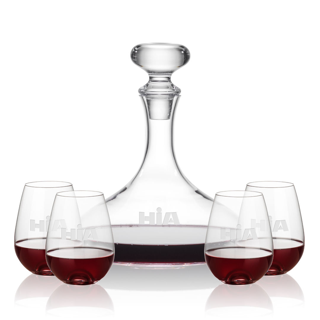 Stratford Decanter & Edderton Stemless Wine 10