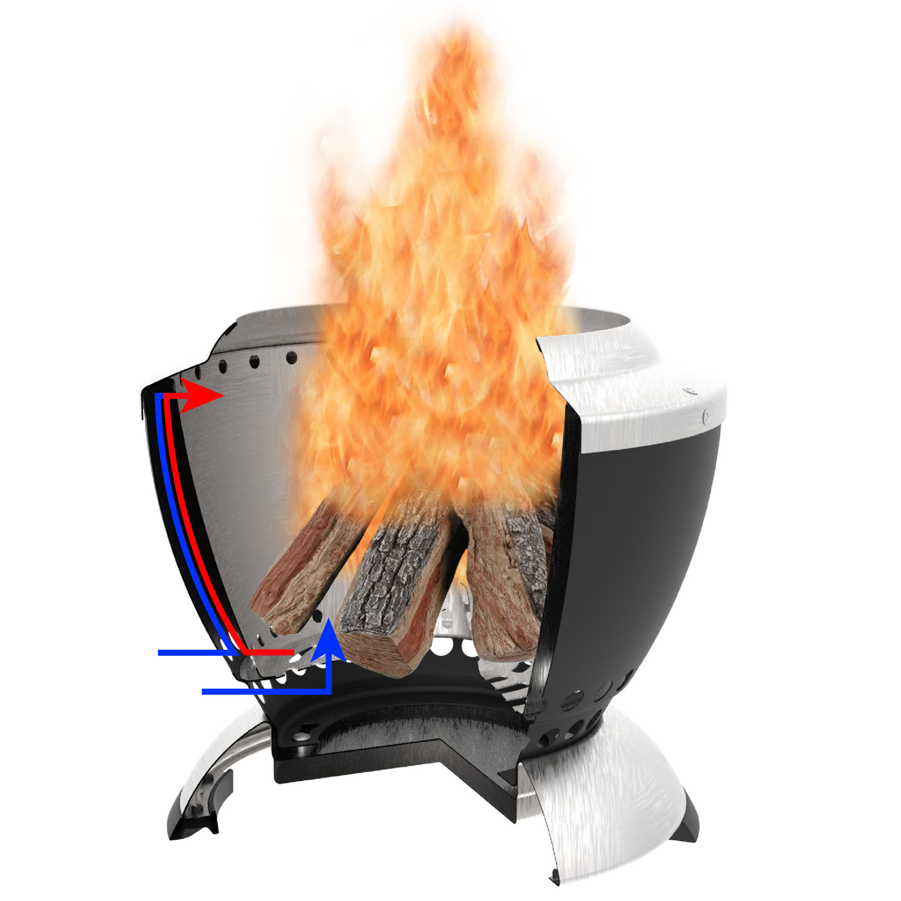 Cuisinart Outdoors® Cleanburn Smokeless Tabletop Fire Pit 25