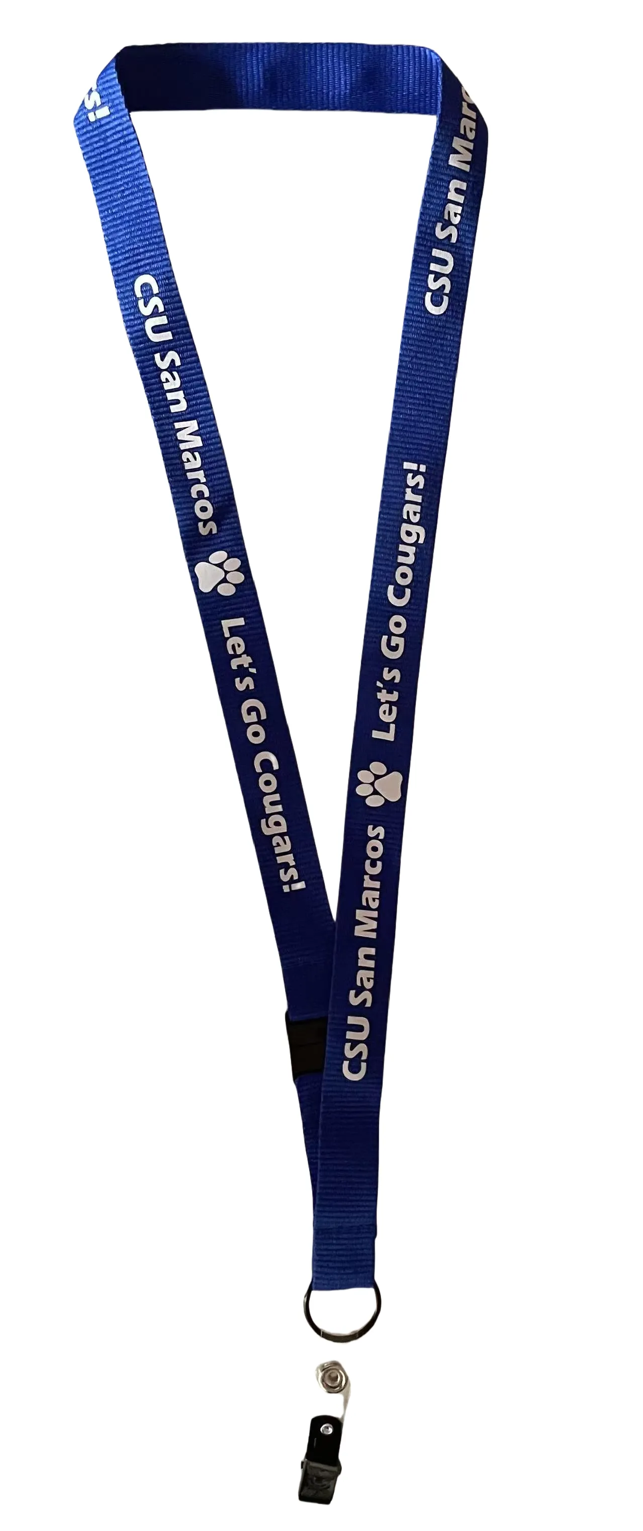 3/4" Lanyard W/ Buckle Release & PVC Strap & Black Clip 3