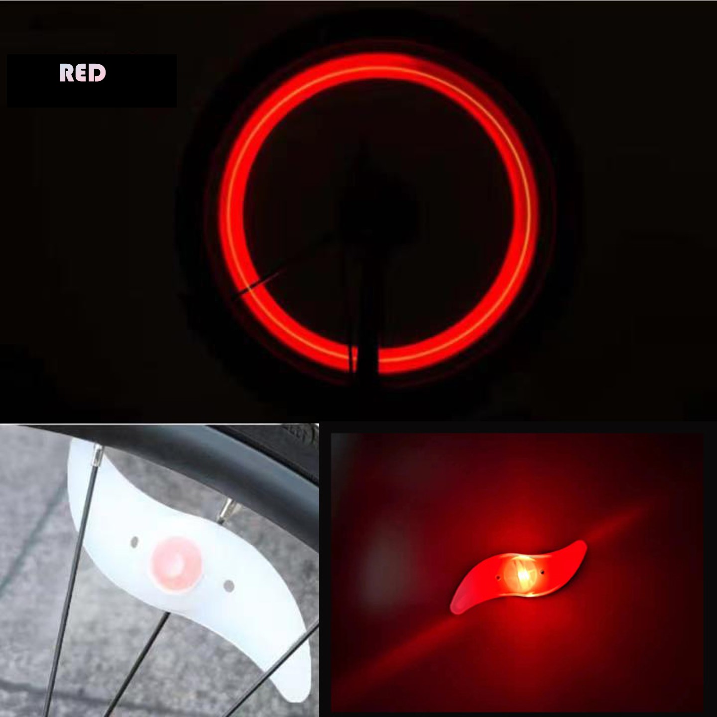 3 Lighting Modes Bicycle Wheel Light 2