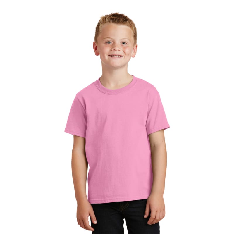 Port & Company - Youth Core Cotton Tee. 74