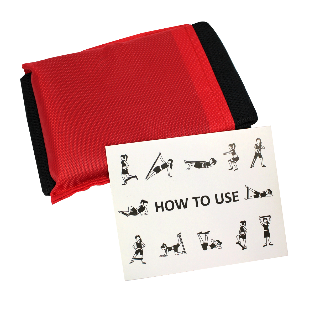 Fabric Exercise Band with Pouch 7