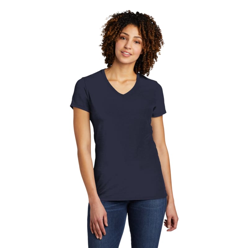 AllMade Women's Tri-Blend V-Neck Tee 75
