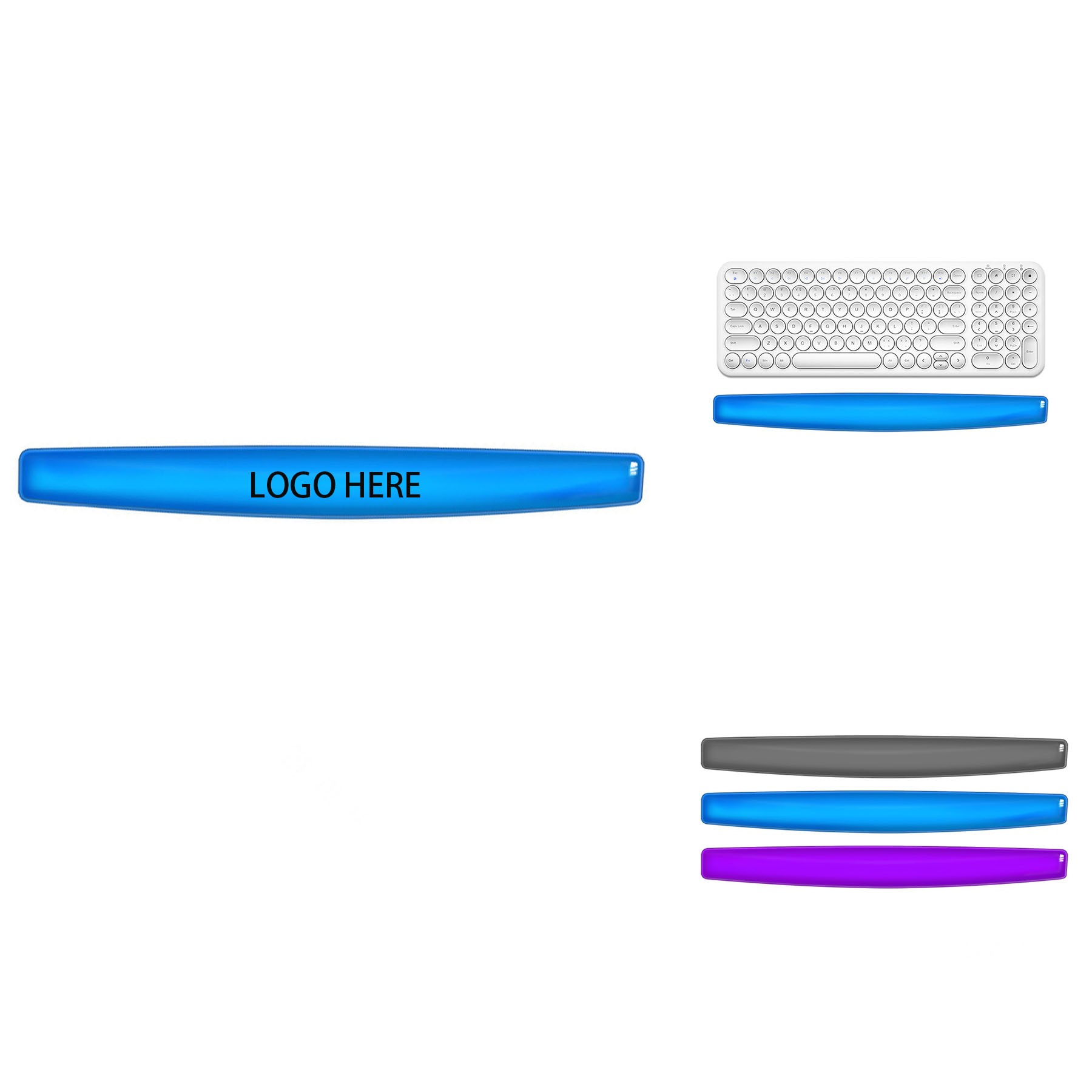 Silicone Keyboard Wrist Rest Pad