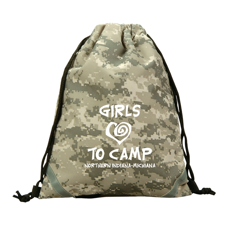 The Digital Camo Drawstring Backpack 2
