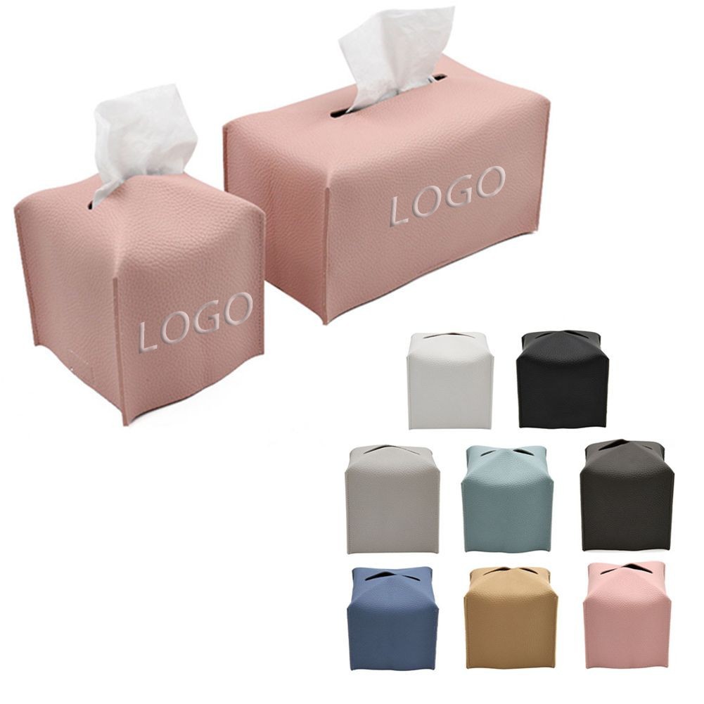 Leather Cube Tissue Box 7