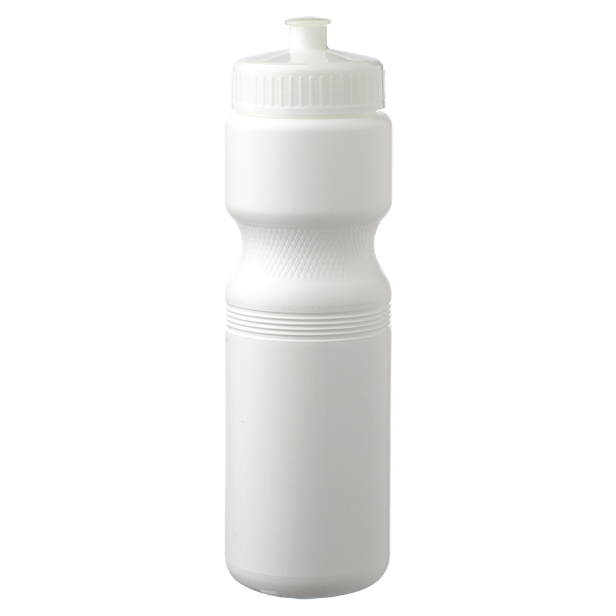 Plastic Water Bottles with Color Push Cap 28 oz. 30