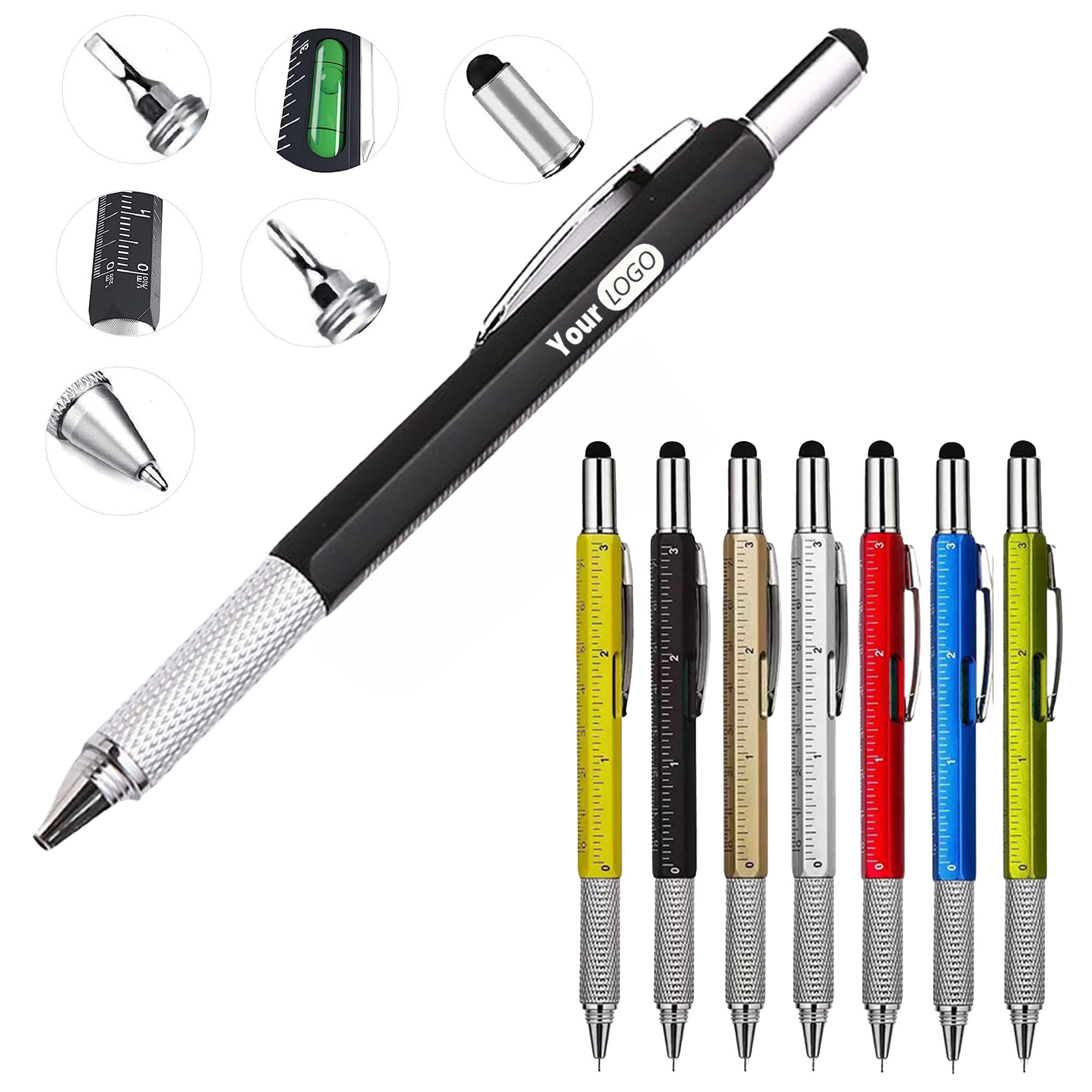 6 in 1 Tool with Ballpoint Pen 7
