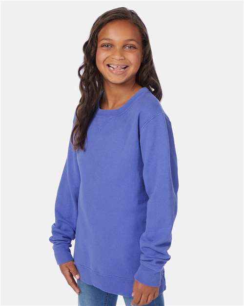 Youth Garment-Dyed Crewneck Sweatshirt - GDH475 36