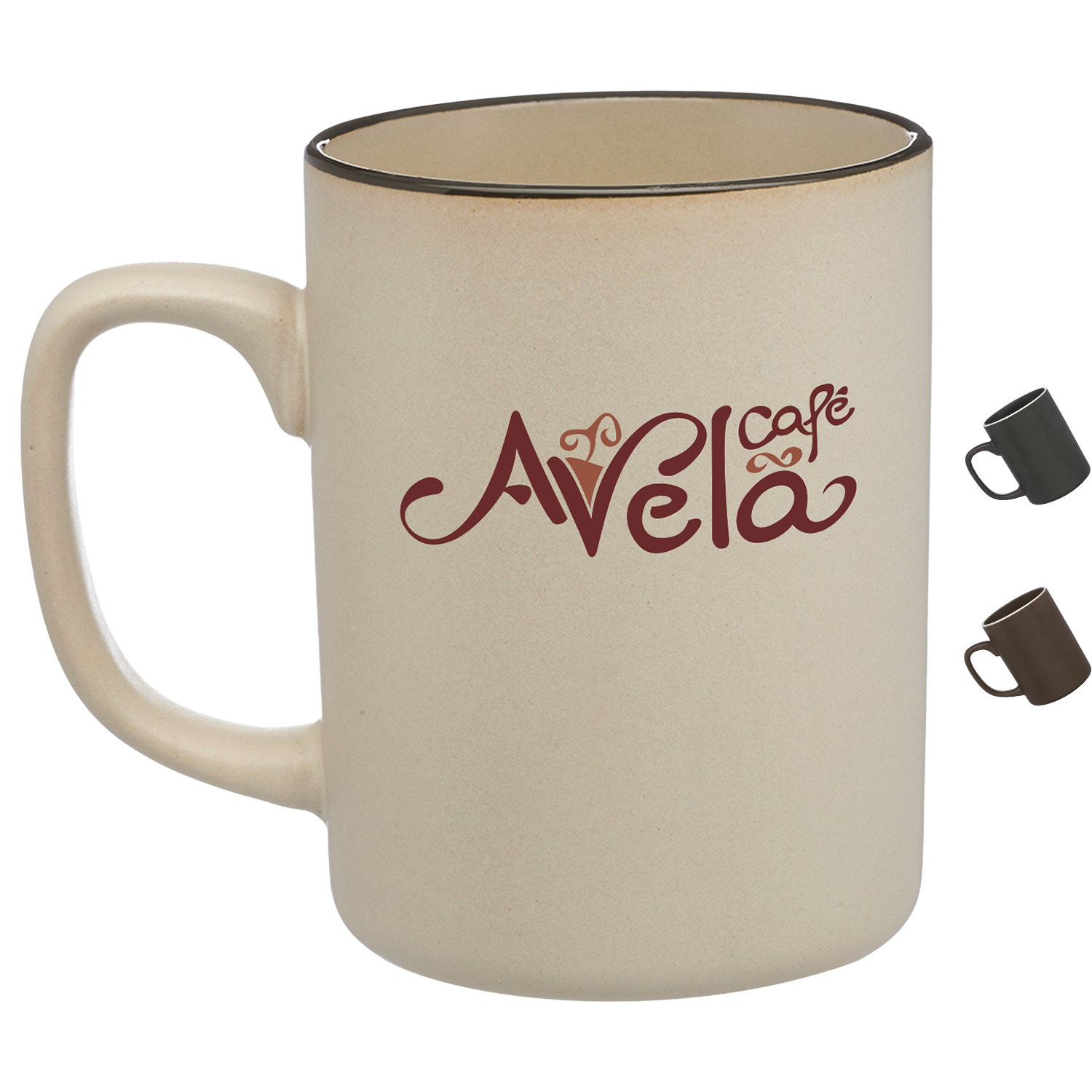 20 oz. El Grande Matte Custom Ceramic Mugs 2