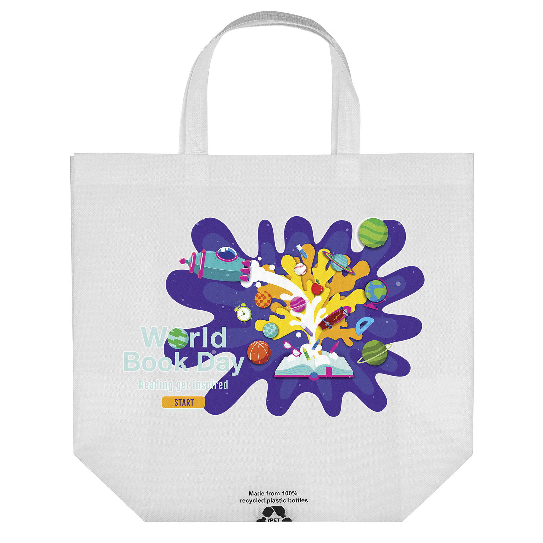 Sea™- R-PET Non-Woven Totes - ColorVista 9