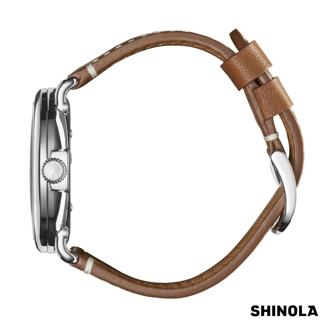 Shinola® Runwell Watch - Slate Blue/Tan 8