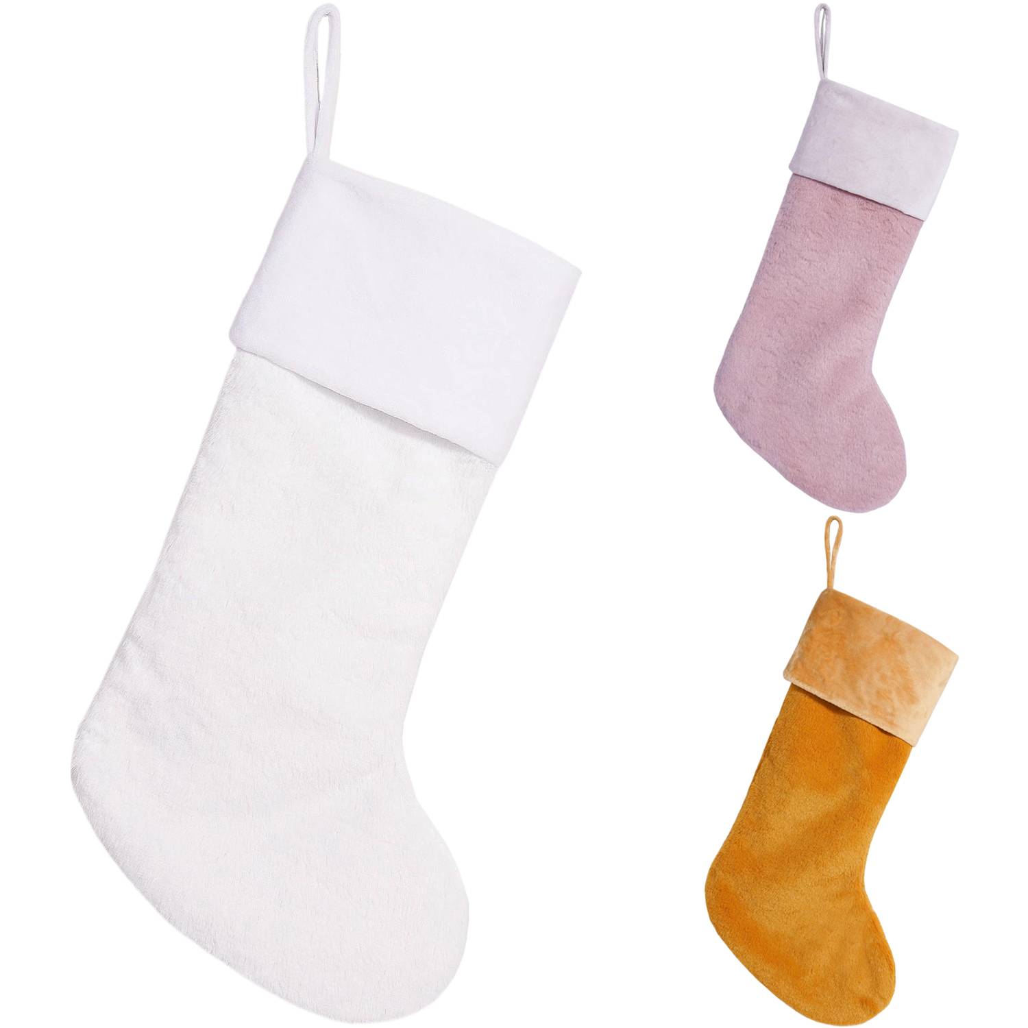 Large Plush Christmas Stocking 2