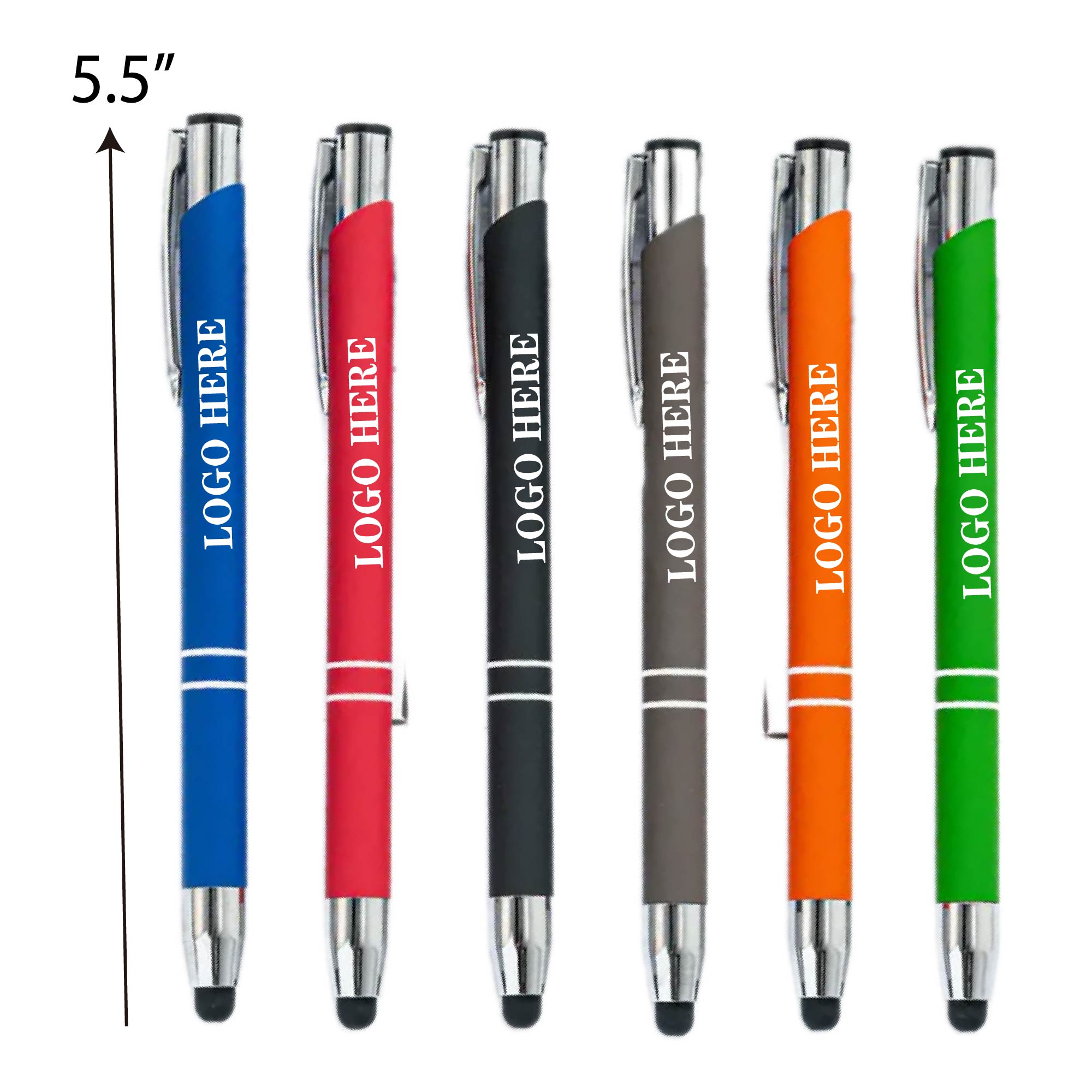 2-In-1 Metal Ballpoint Pens With Stylus 1