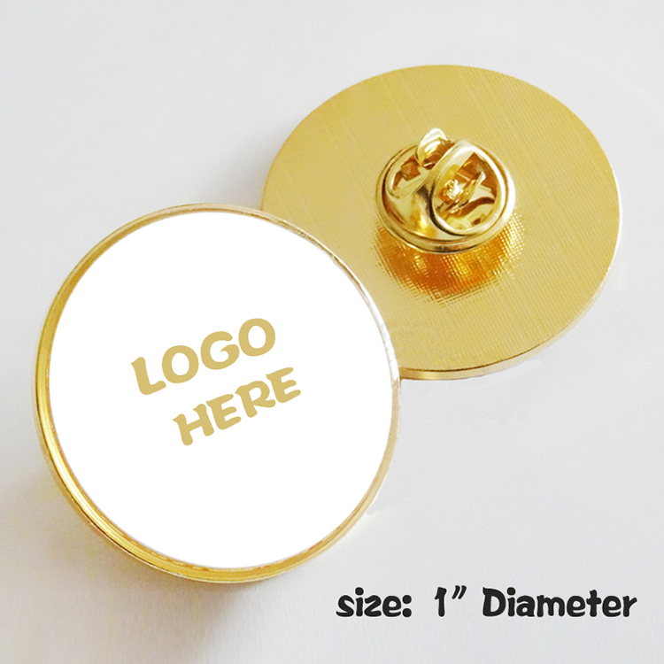 Metal Lapel Pin w/Epoxy Dome 3