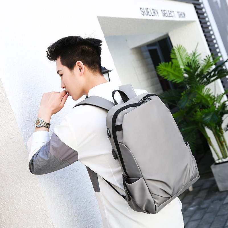 Fashion And Simple Design Laptop Backpack,With Usb Charging Port,Traveling Backpack, In Stock. 3