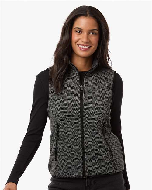 Women's Jasper Jacquard Fleece Vest - NE731W 11