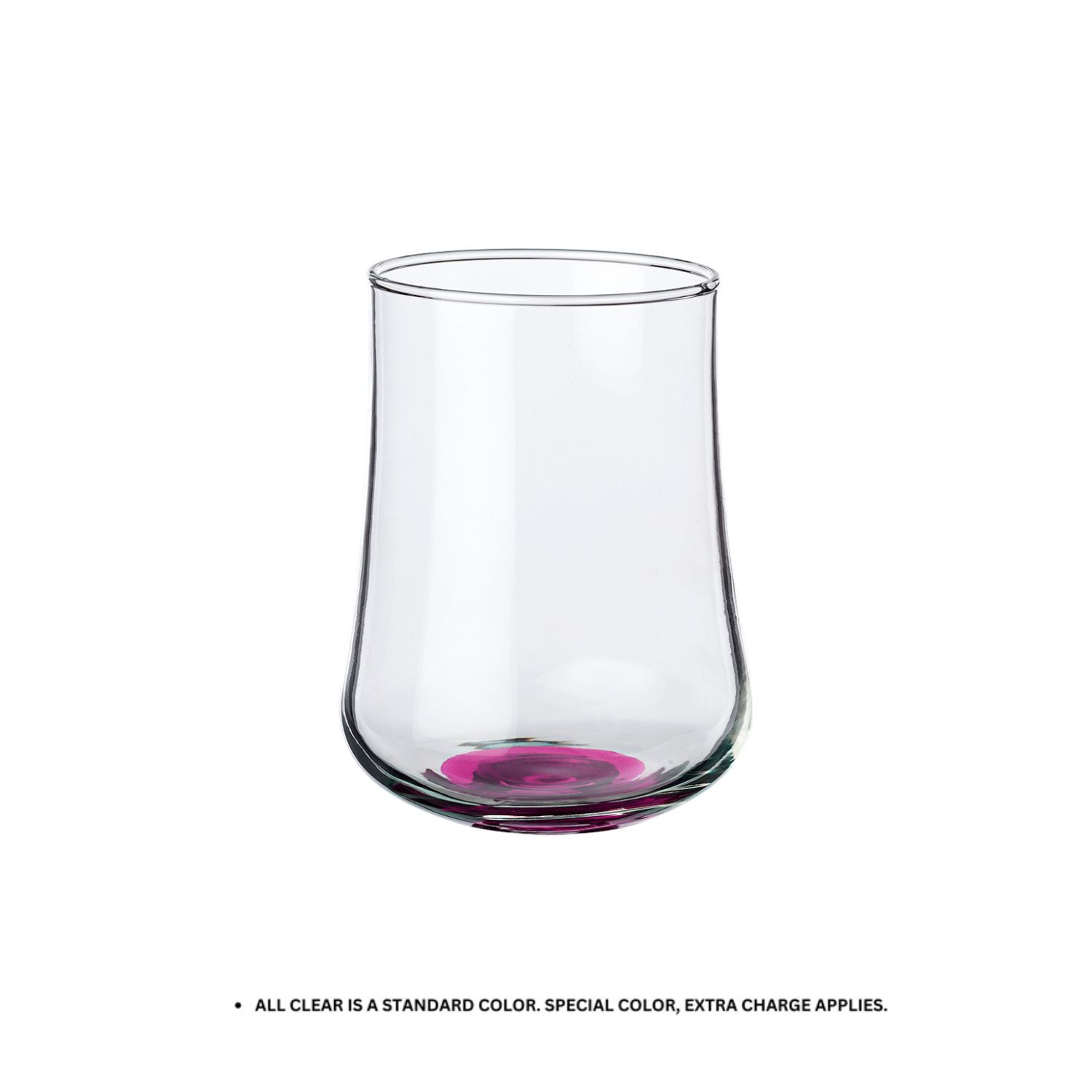 Elegant Rose Bud Stemless Glass, 15.5 oz. 2