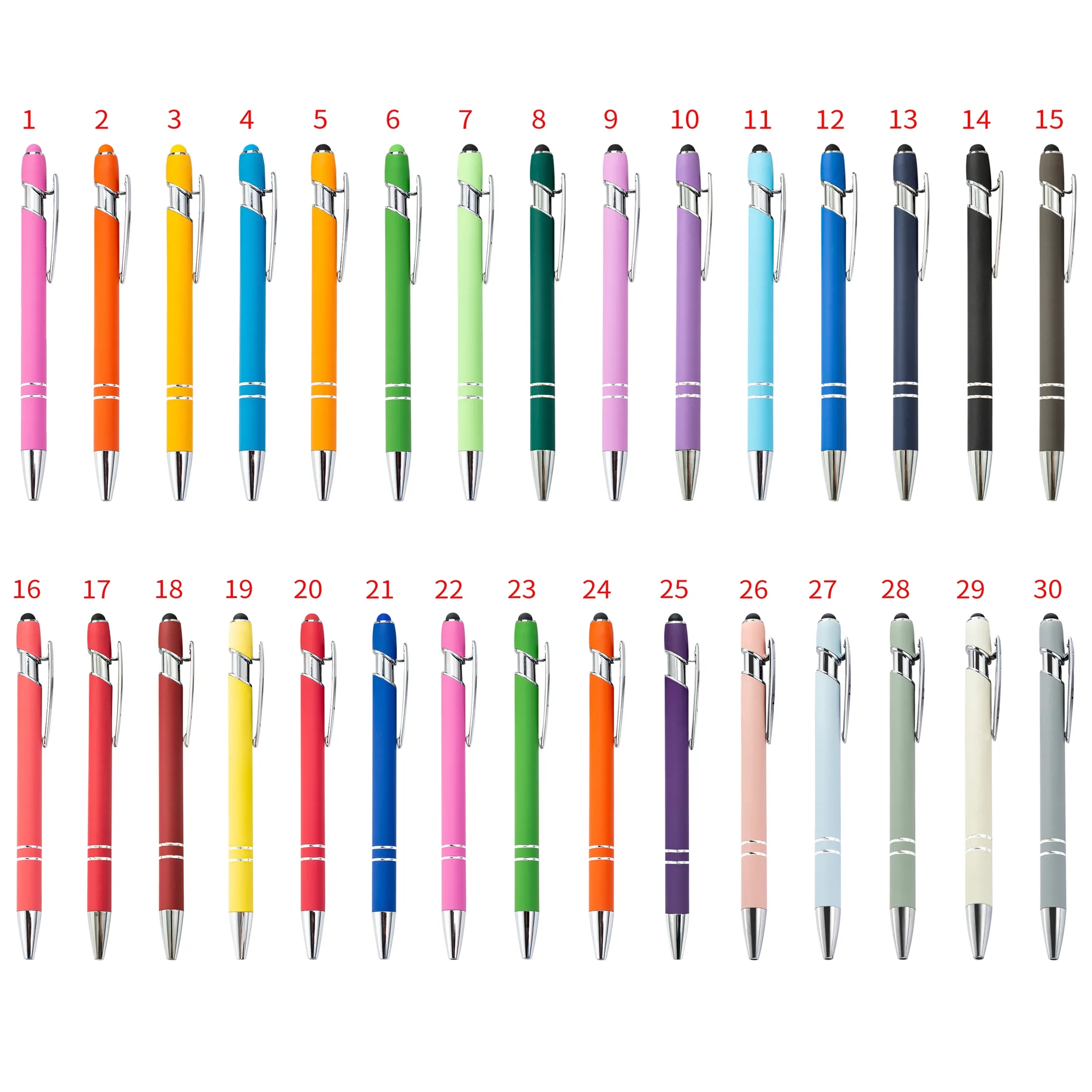 Soft Touch Click Metal Pen 8