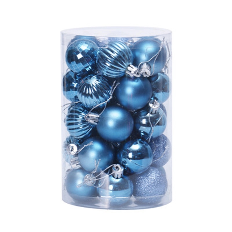 34Pcs Christmas balls set 4cm ornaments tree decor 23