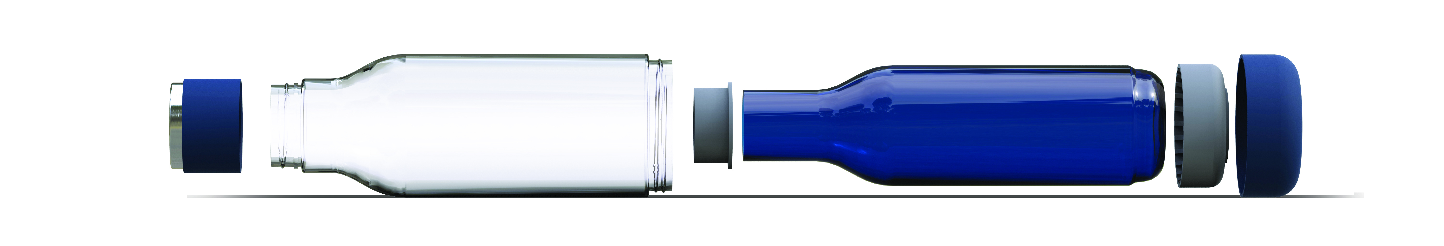 17 oz Asobu Inner Peace Glass Water Bottle 2