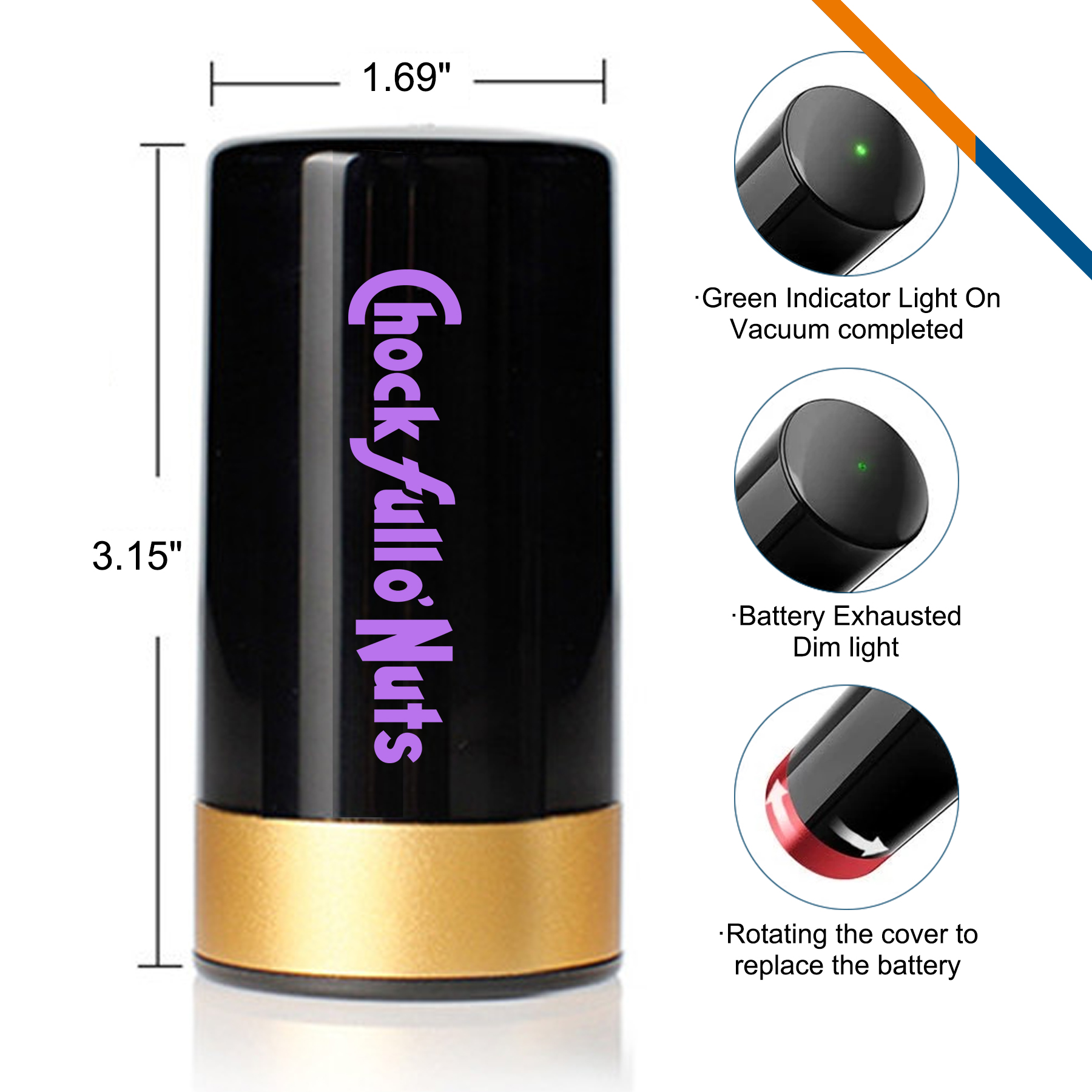 Macti Vacuum Wine Stopper 7