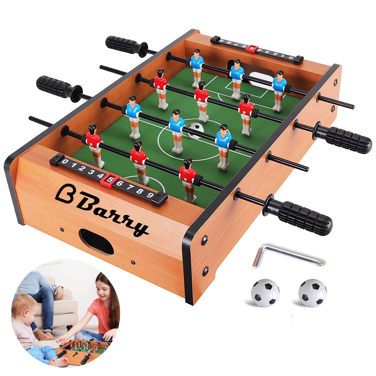 Mini Foosball Game Table For Kids 4