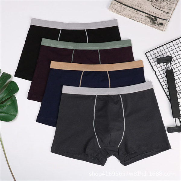 Mid-waist Breathable Men's Boxer Briefs 8