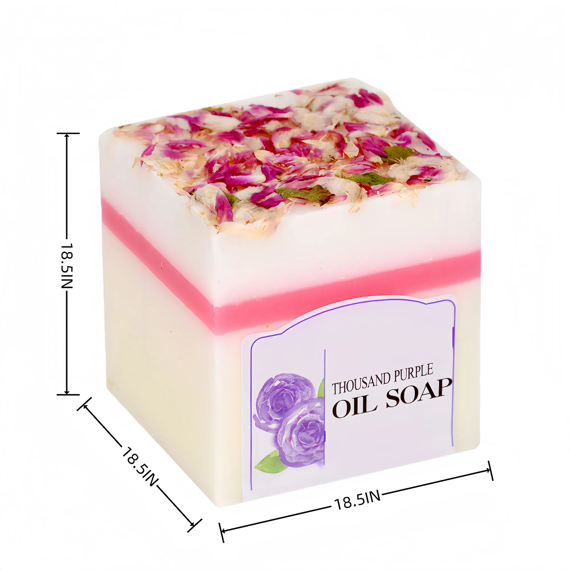 Natural Plant-Based Floral Essential Oil Soap For Cleansing 1