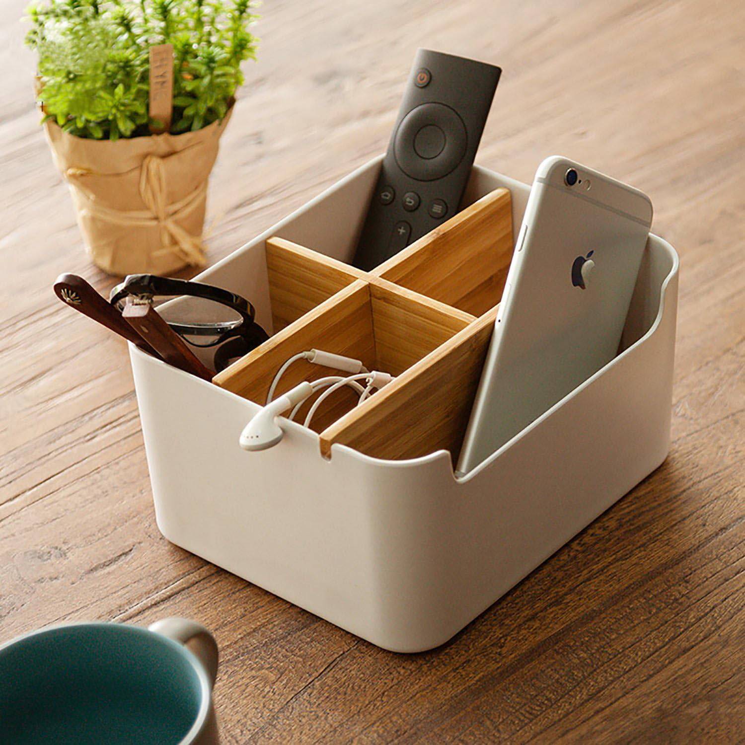 Bamboo Desk Organizer 3