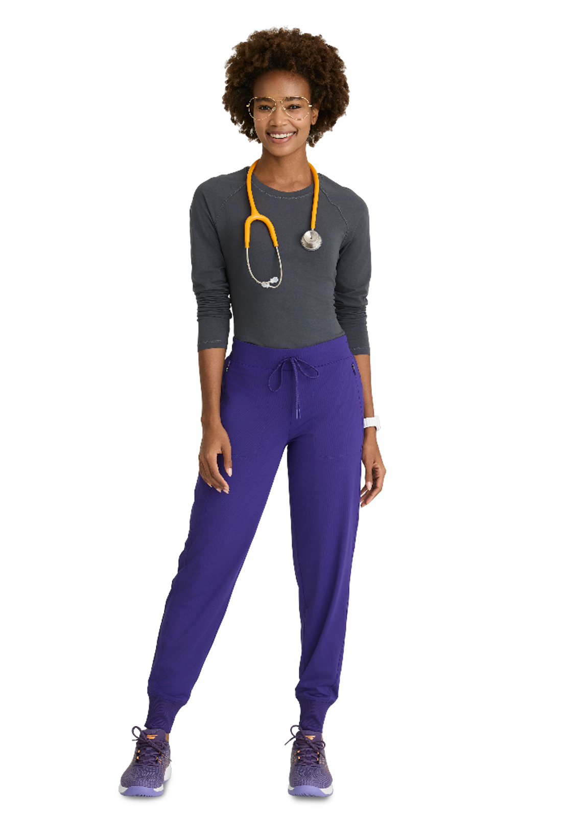 Skechers Slip-Ins - Women's Five-Pocket Ribbed Cuff Pace Jogger Scrub Pant 7
