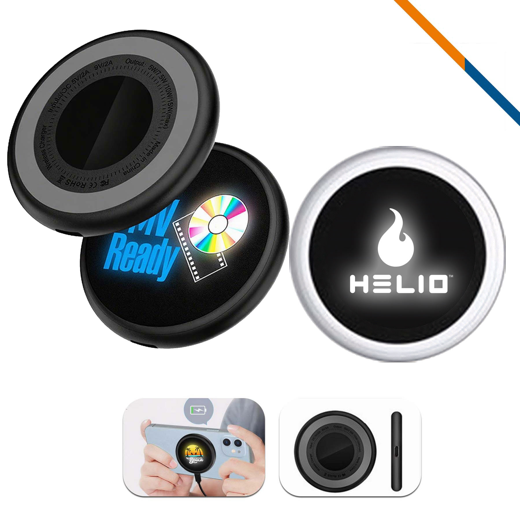 MagGlow 15W LED Light Up Wireless Fast Charger 3
