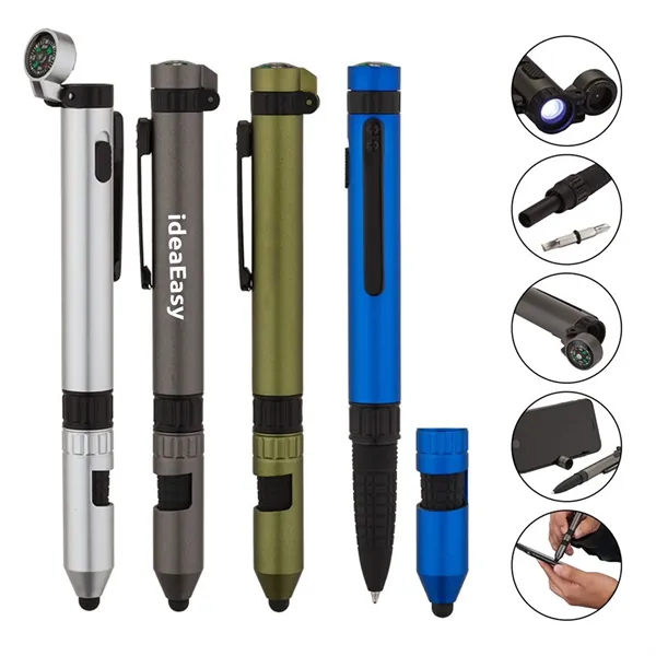 6 In 1 Multi Function Tool Pen