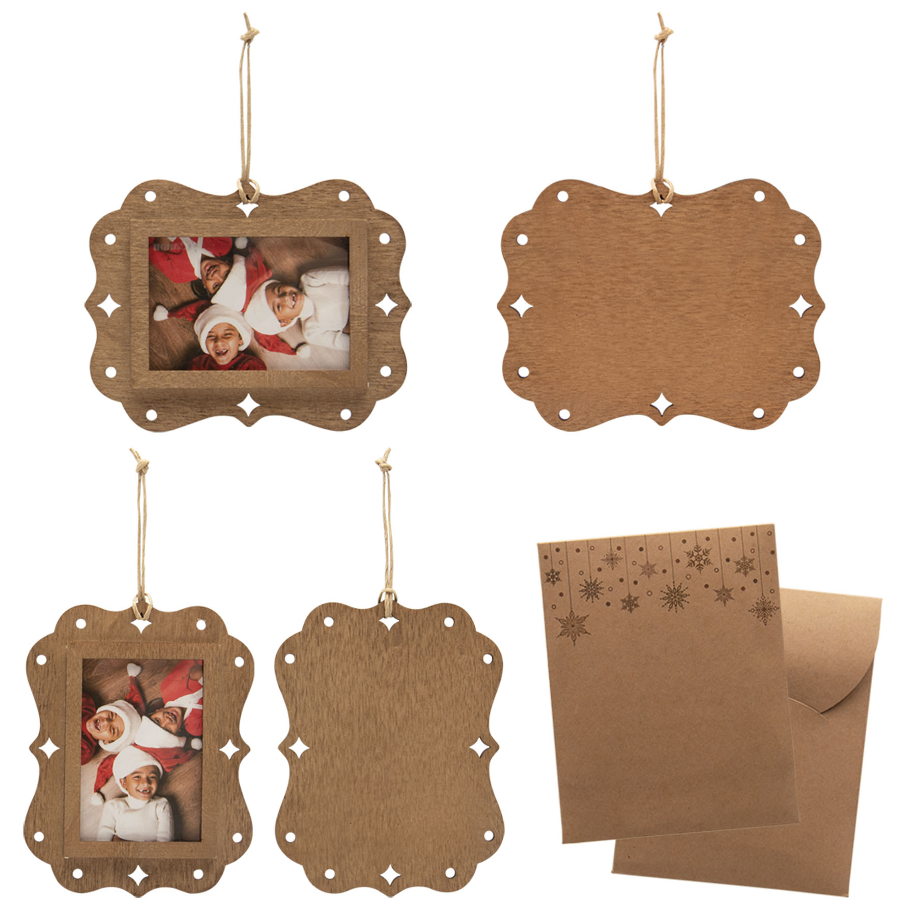 Wood Frame Photo Ornament 2