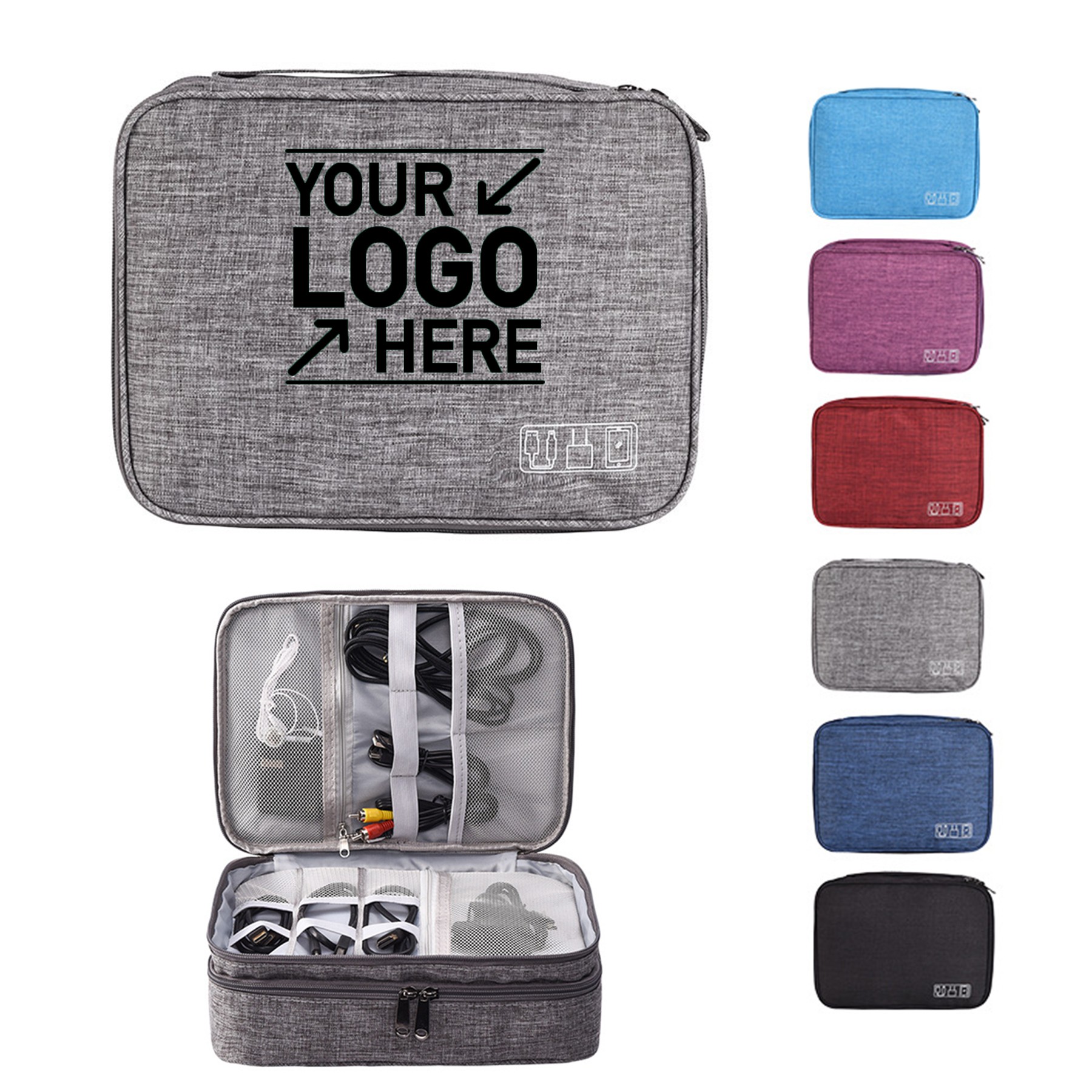 Travel Electronics Accessories Organizer Bag