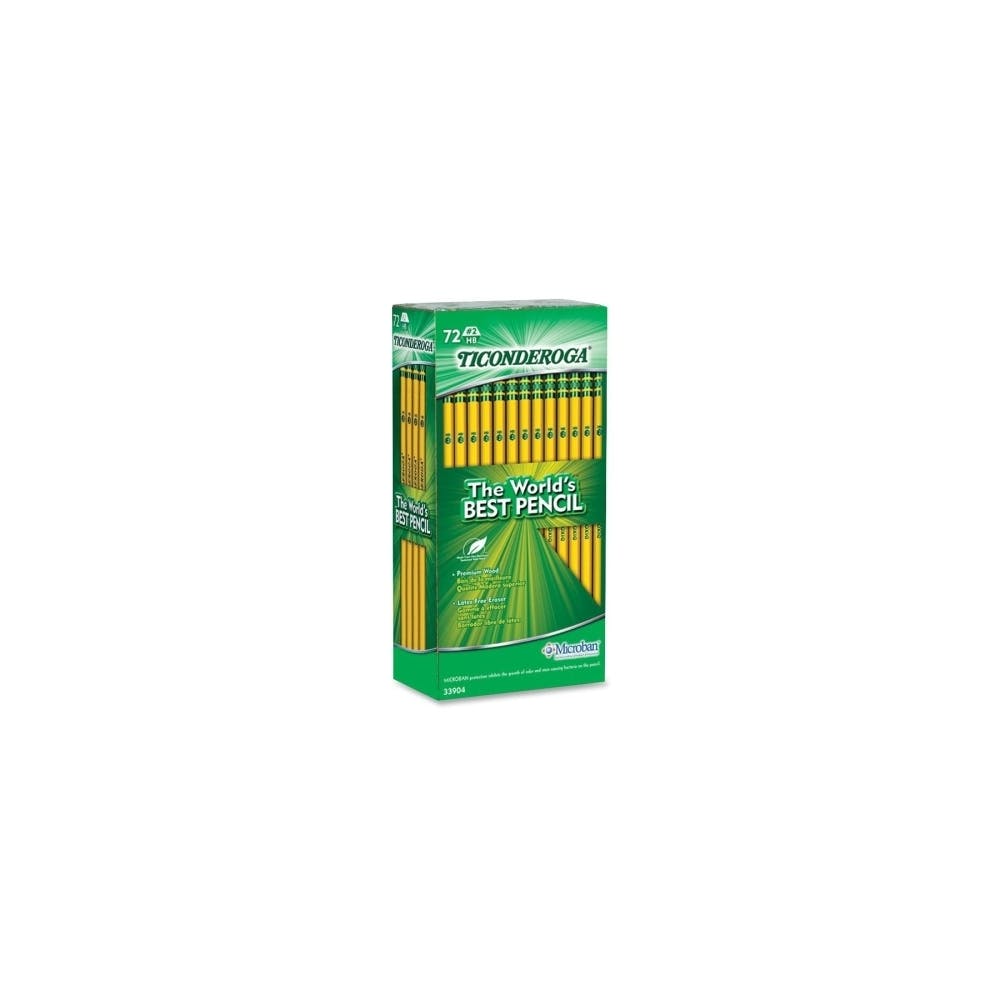 Ticonderoga #2 Yellow Pencils - 72 Count 1