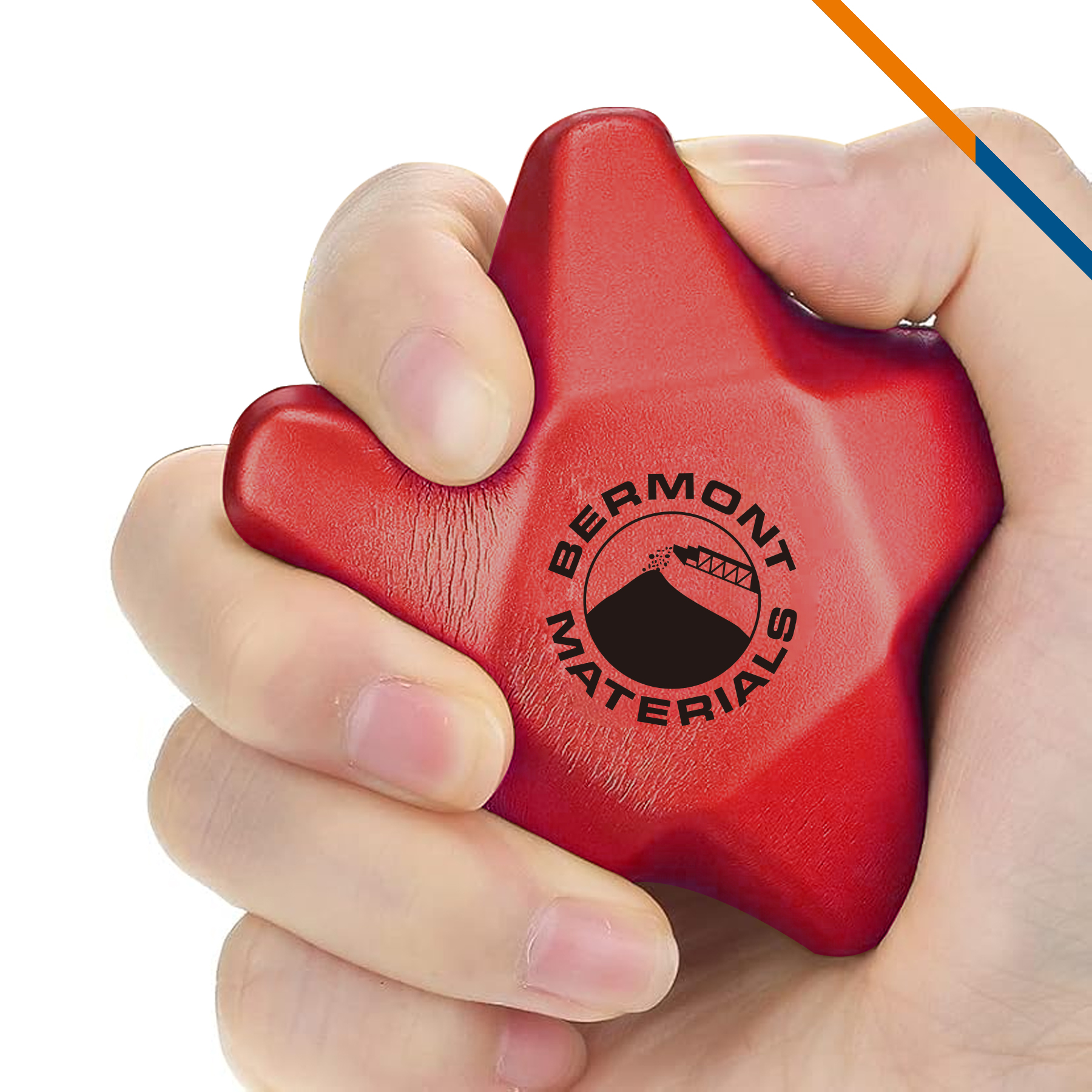 Neon Patriotic Star Stress Ball 2