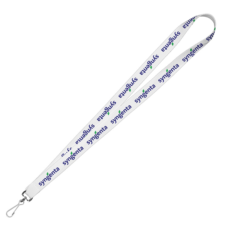 "DEWITT RECYCLED" 3/4" Import Air Ship Recycled RPET Super Fine Detail Woven-In Lanyard 33