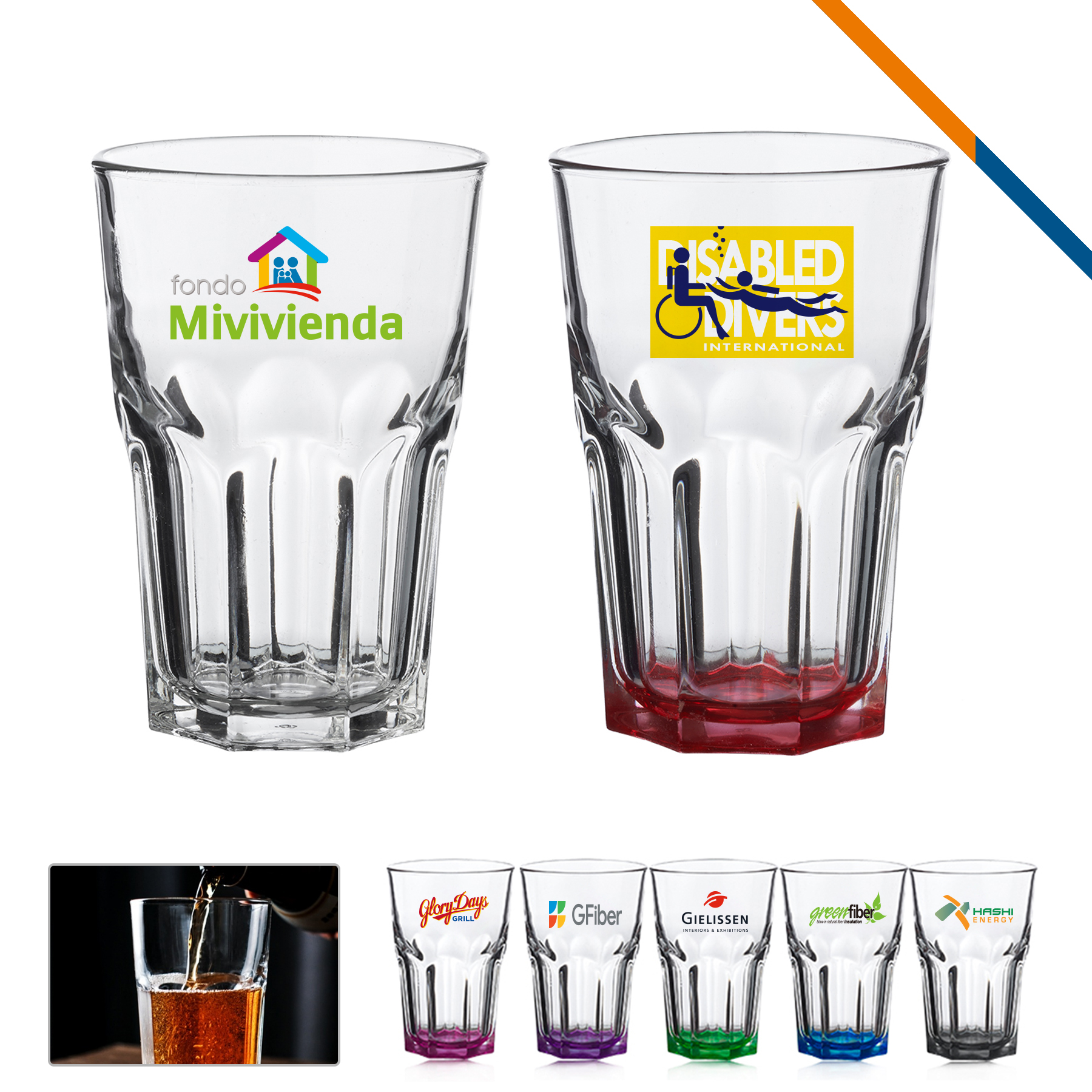 Dora Beer Glass – 14 OZ. 3