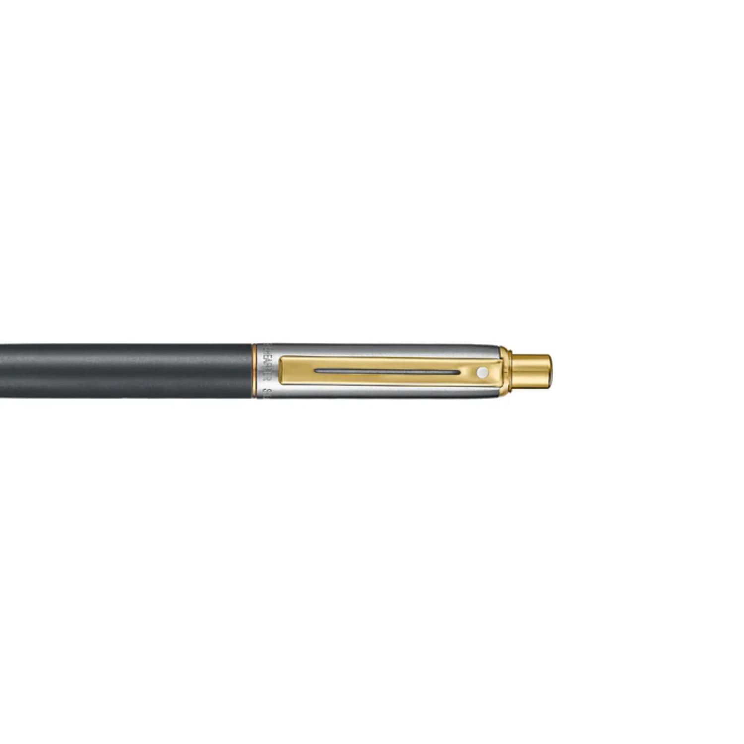 SHEAFFER® Sentinel Metal 334 Matte Black Gold Trim Executive Ballpoint Pen w/ Gift Box 8