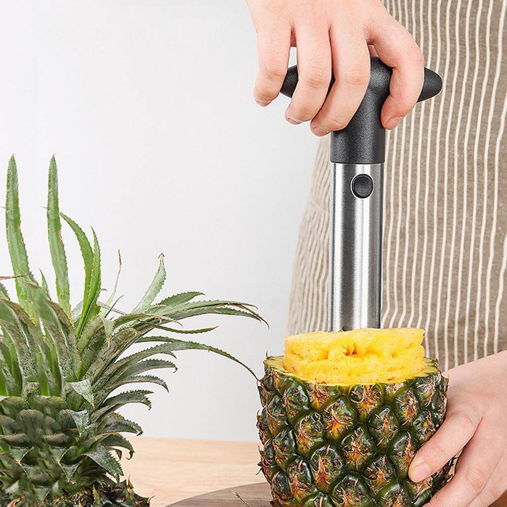 Stainless Steel Fruit Pineapple Peeler Corer Slicer Cutter 2