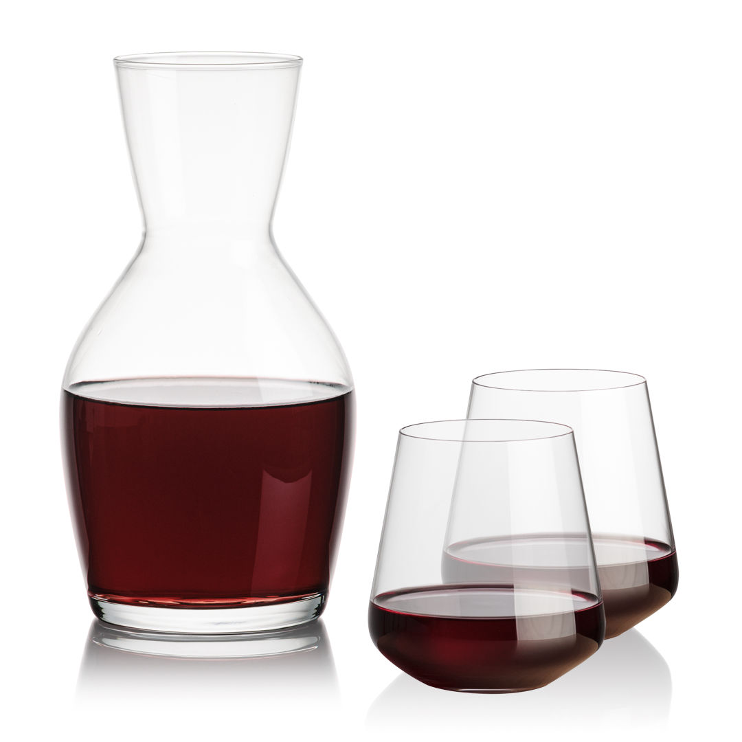 Westwood Carafe & Cannes Stemless 4