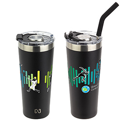 NAYAD® Trouper 22 oz Stainless Double-wall Vacuum Insulated Tumbler with Straw 21